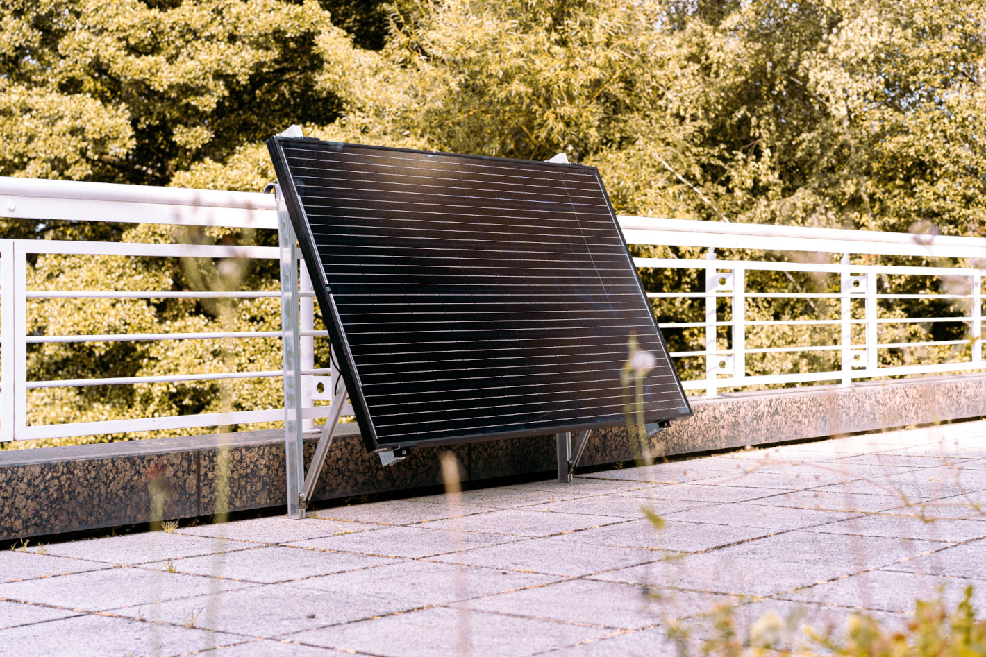 Mini-Solaranlage